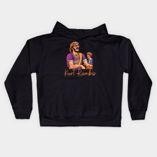 Kurt Rambis Vintage Style Kids Hoodie